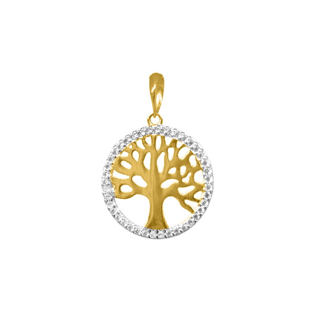 Imagem do produto Pingente em Ouro 18k Mandala Árvore da Vida com Zircônias New Gold