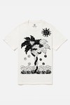T-Shirt Summer Palms Off White