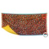 combo toalha canga + bagbag - animal print colorido turquesa-laranja