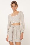 CROPPED ML DET TRICOT MAIA