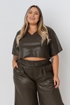 CROPPED GLOSSY – VERDE MILITAR