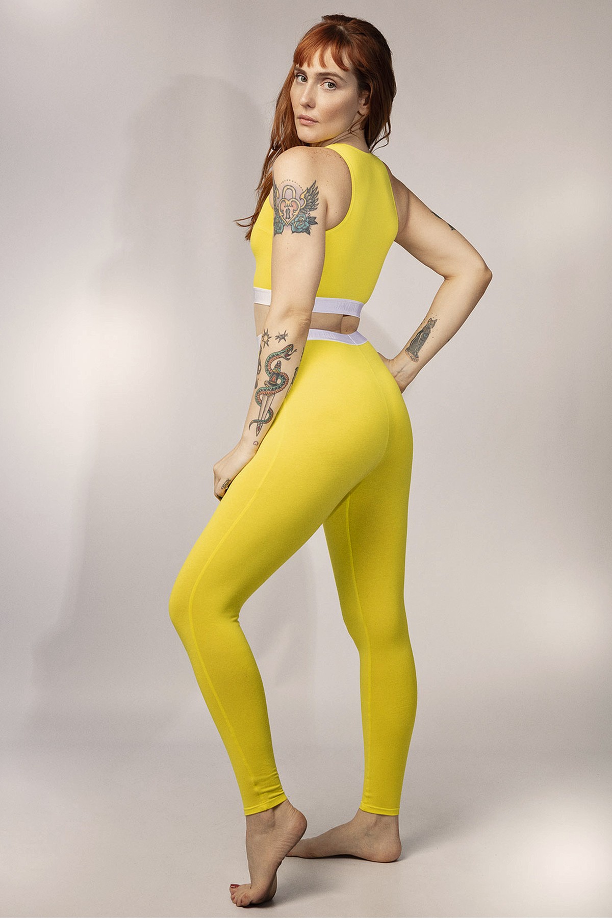 Calça legging amarela Maya