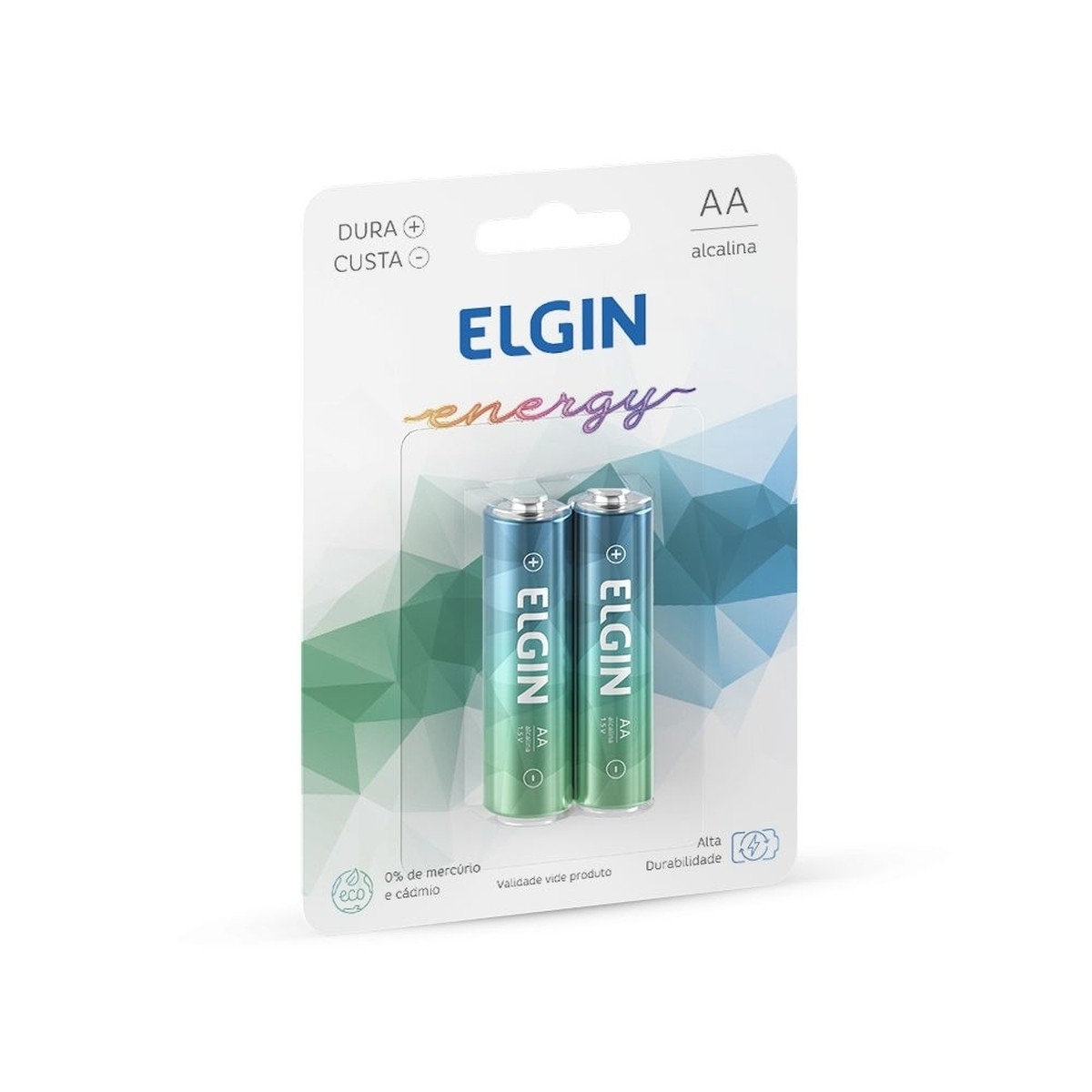 Foto do produto Pilha Alcalina AA c/ 2 unidades - Elgin