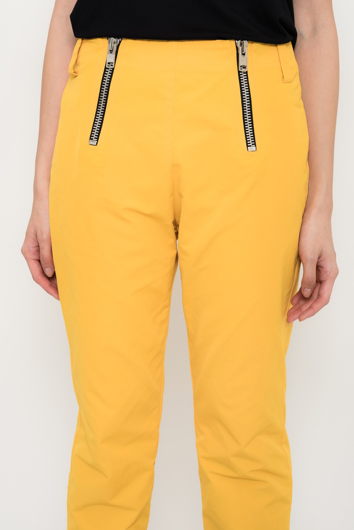calça reta esportiva com maxi zíper | tailored sport pants with zippers