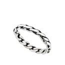 imagem do produto Aliança - Braided Cuff 100% Prata | Ring – Braided Cuff 100% Silver
