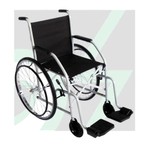Cadeira de Rodas Simples com Pneu Maciço CDS Dobrável