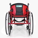 Cadeira de Rodas Monobloco Alumínio Ortomobil MB4ER Peso Leve com Encosto Rígido