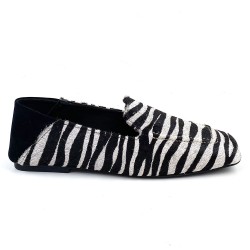 Loafer Modda Pelo Animal Print Zebra