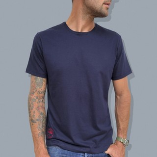 Camiseta - Pima Basic Azul Marinho | T-Shirt - Pima Basic Navy