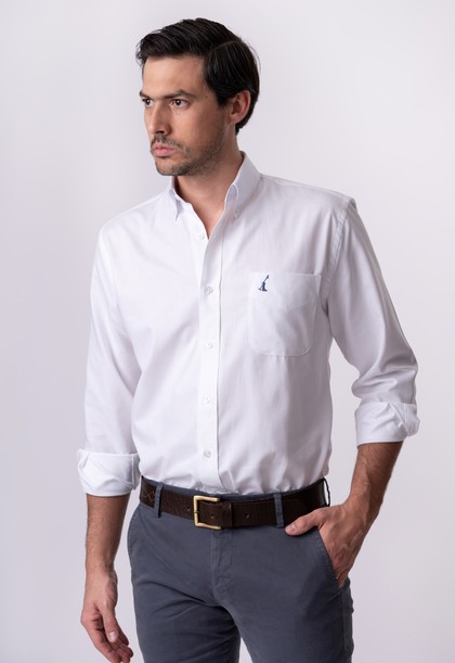 Camisa Masculina Miguel Branca