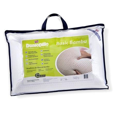 Travesseiro Ortopédico com Látex Importado Basic Bambu Copespuma