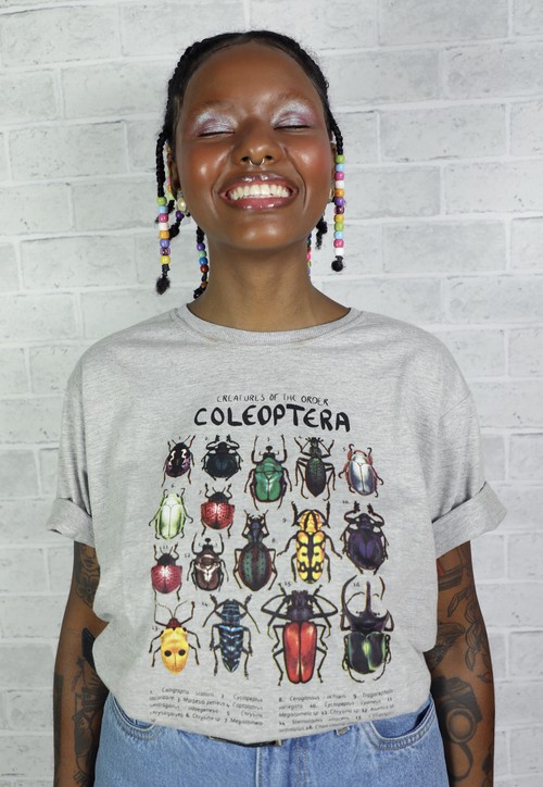 COLEOPTERA t-shirt - mescla escura (unissex)
