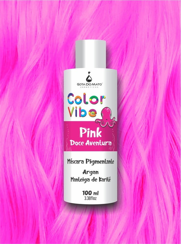 Foto do produto Máscara Pigmentante Pink Doce Aventura 100ml - Color Vibe