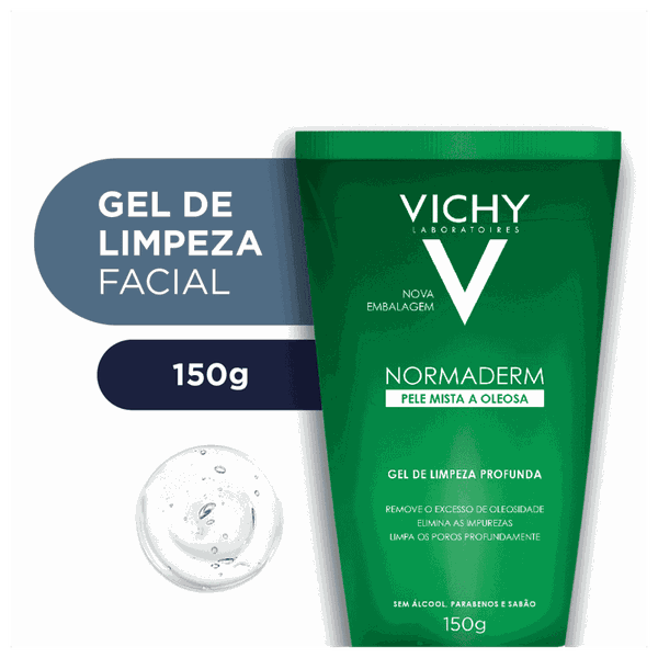 Foto do produto Gel de Limpeza Facial 150g - Vichy Normaderm Profunda