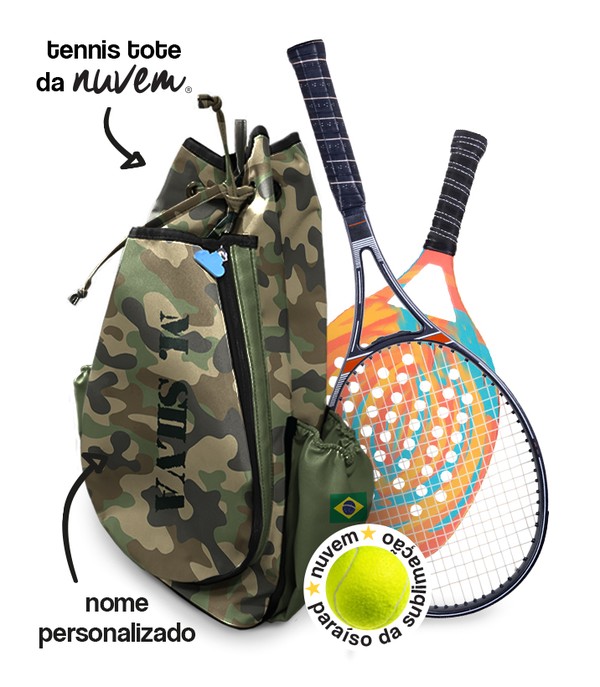 Foto do produto tennis tote raqueteira unissex - camuflagem