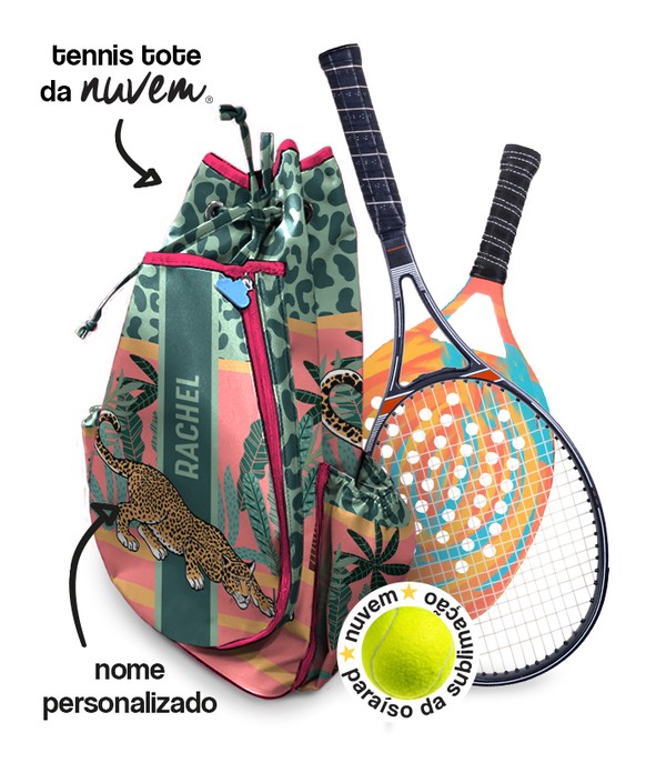 Foto do produto tennis tote raqueteira unissex - coqueiros onça