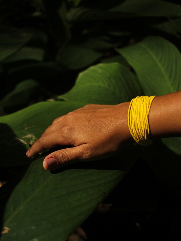 Foto do produto Pulseira Voltas do Xingu-Amarela | Kamayurá