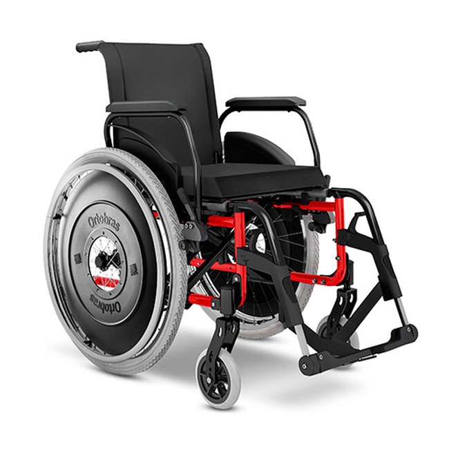Cadeira De Rodas Dobrável Avd Alumínio Ortobrás