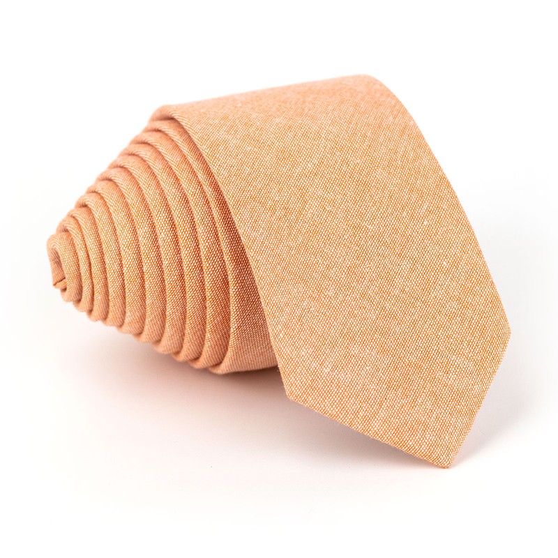 imagem do produto Gravata Slim - Essential Tangerine