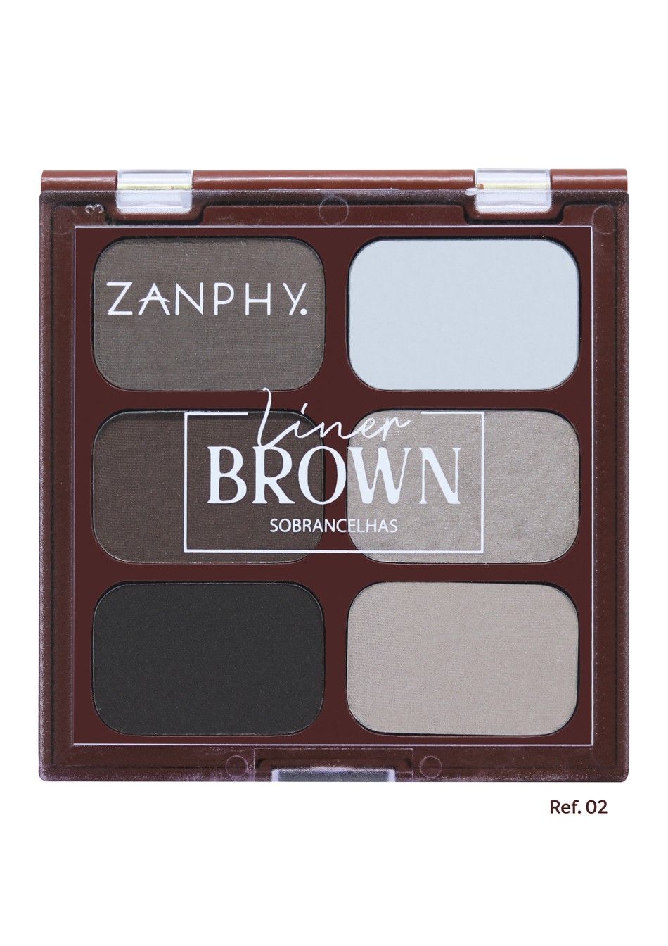 Paleta de Sobrancelhas Liner Brown - Zanphy