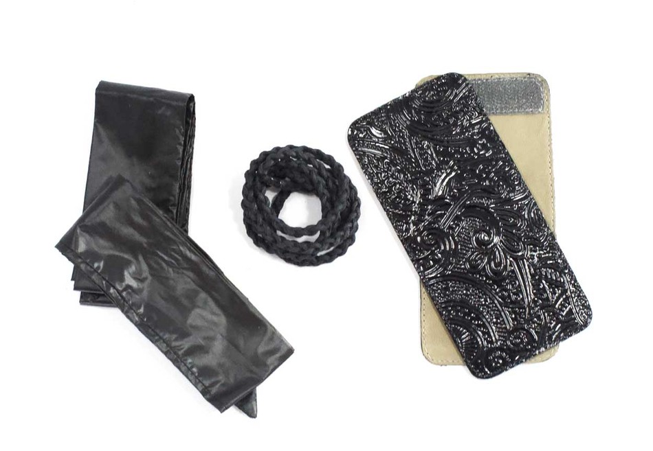 Tênis Konga Origami Couro Preto + Acessórios|Konga Origami Sneaker Black + Accessories