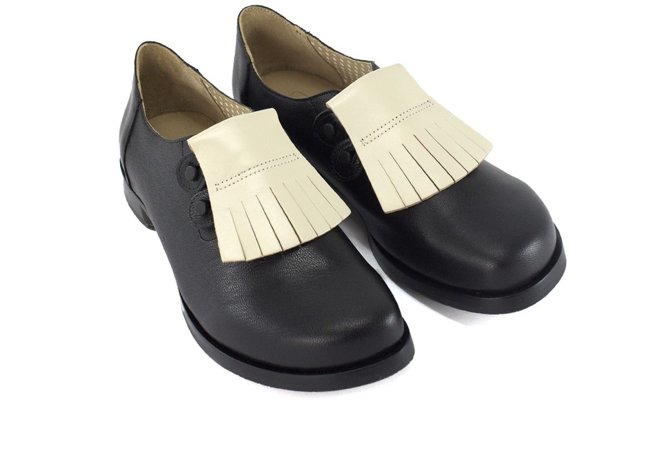 Sapato Doys Baixo Preto + Acessórios|Doys Black + Accessories