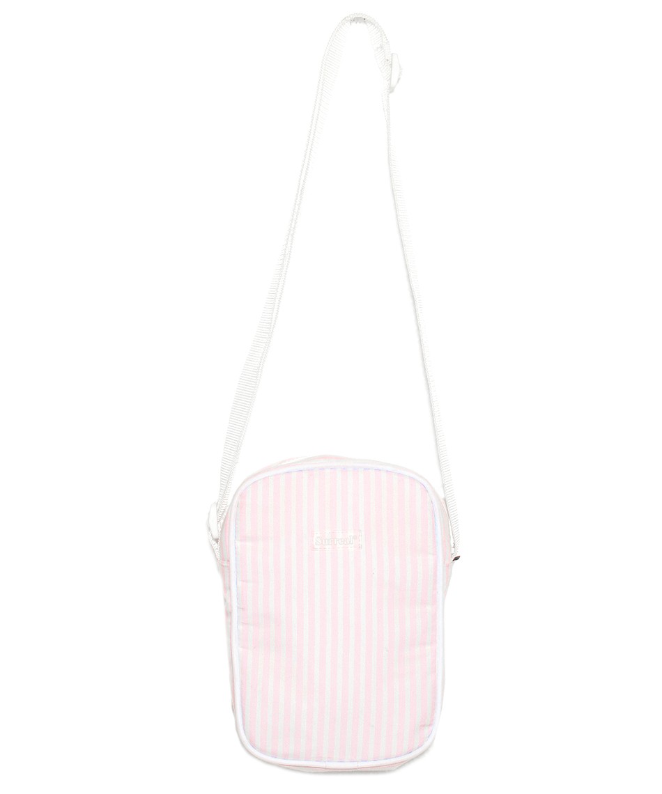 Shoulder Bag Pink White