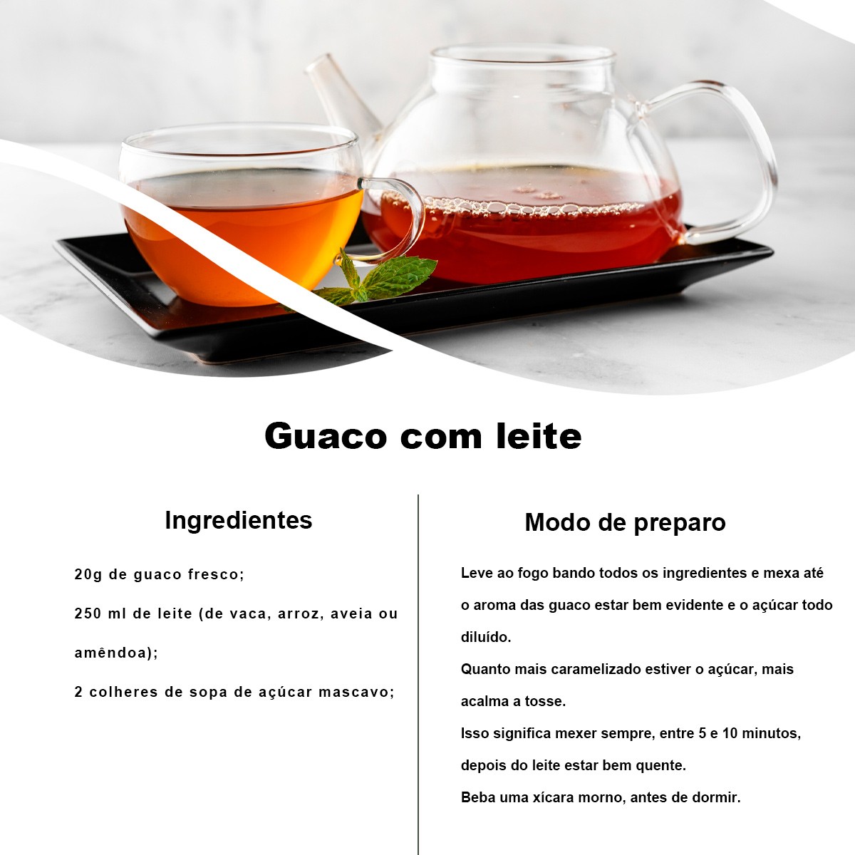 Chá de Guaco - Mikania glomerata Sprengel - 100g