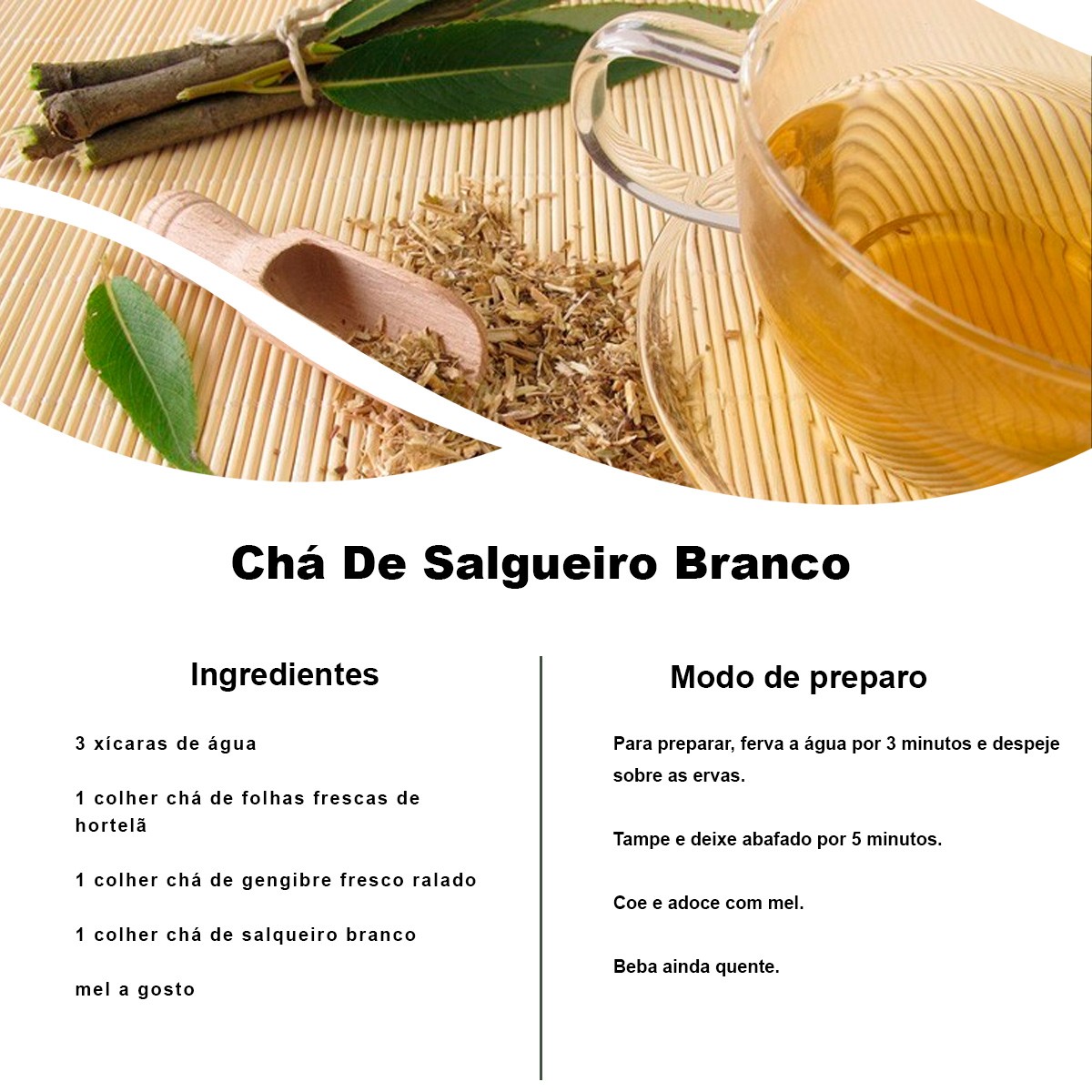 Kit 2 pct Chá de Salgueiro Branco - Salix Alba - 50g cada